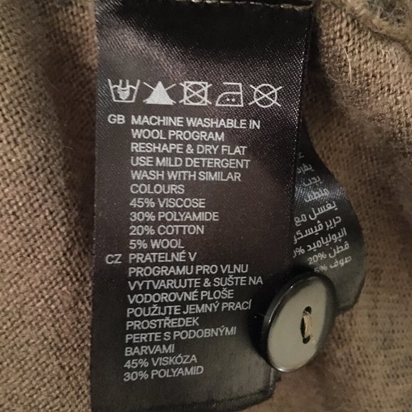 Vintage Y2K Tiger Wool Blend Long Button Down Cardigan - Picture 6 of 7